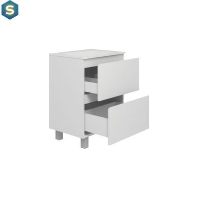 Тумба підлогова Koller Pool Edge New 600 з умивальником білий EDNEW060WHITE, Білий