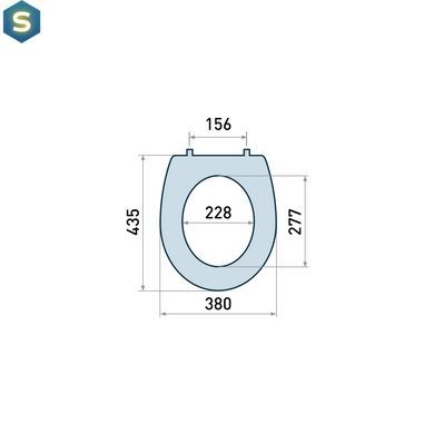 Сидіння для унітазу Koller Pool Oval S C5 Soft Close KPOVSC5, Білий