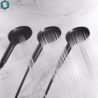 Душова система ShowerSpot без змішувача Am.Pm Like black F0780222, Черный матовый