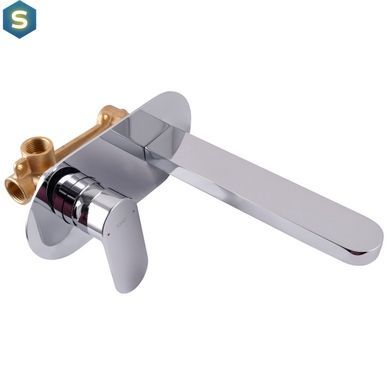 Змішувач для умивальника Topaz Barts TB-07225-H36 вбудований у стіну, cartridge D35, Хром
