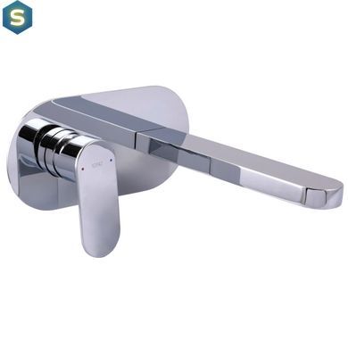 Змішувач для умивальника Topaz Barts TB-07225-H36 вбудований у стіну, cartridge D35, Хром