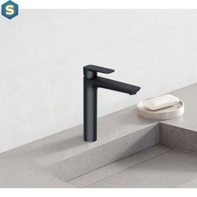 Змішувач для умивальника Kludi Pure&Style DN 15 чорний мат 402963975
