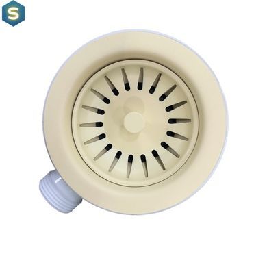 Сифон для кухонної мийки Adamant FSA-01 ivory 0008, Бежевий