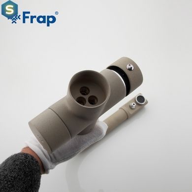 Смеситель для кухни однорычажный под фильтр латунь &Oslash;35 беж Frap 1/10 F4352-20, Бежевый