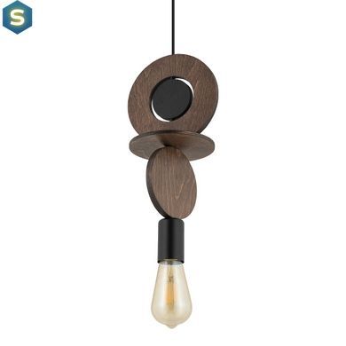 Підвісний світильник Nowodvorski 11175 Drops Wood C E27 1x25W IP20 Br