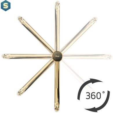 Змішувач для умивальника Rea Lugano slim gold золотий високий REA-B5002, Золотий