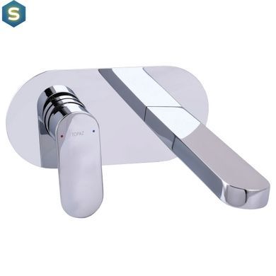 Змішувач для умивальника Topaz Barts TB-07225-H36 вбудований у стіну, cartridge D35, Хром