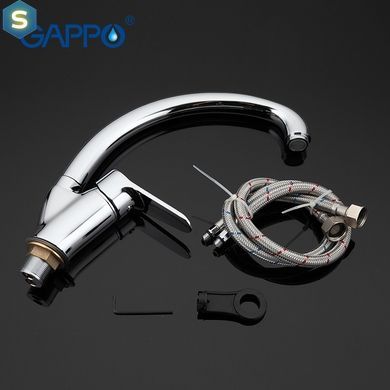 G4136 Змішувач для кухні U гайка &Oslash;35 Gappo Vantto 1/8, Хром