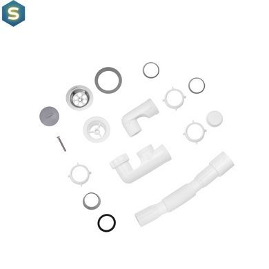 Сифон для душового піддона Kroner KRP - ST02 1 1/2"х40/50 мм з ревізією CV032070