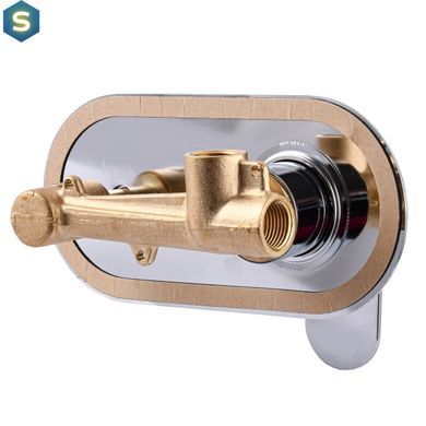 Змішувач для умивальника Topaz Barts TB-07225-H36 вбудований у стіну, cartridge D35, Хром