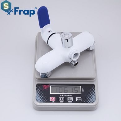 Смеситель для ванны длинный гусак белый &Oslash;35 Frap 1/10 F2234, Белый