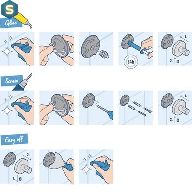 Крючок для ванной комнаты Grohe QuickFix Start 41173000, Хром