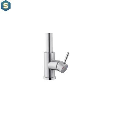 Смеситель для кухни с выдвижным изливом Kroner KRP Edelstahl Klassisch - ESG03915, Нержавеющая сталь