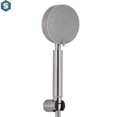 Смеситель для ванны Lidz Luna 005 (c душевым гарнитуром) (k35) LDLUN005NKS46093 Nickel, Нержавеющая сталь