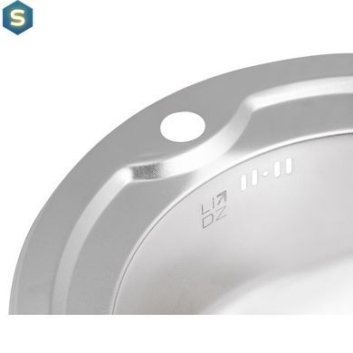 Кухонна мийка Lidz 510-D 0,8 мм Micro Decor (LIDZ510DEC), Decor