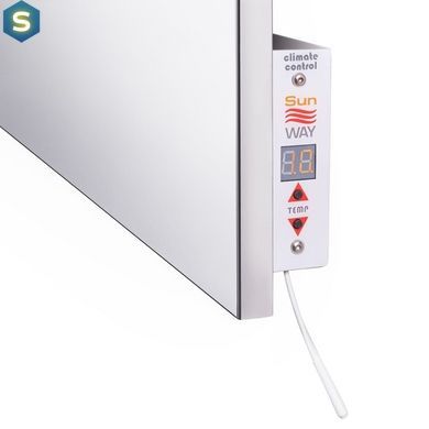 Рушникосушка електрична TeploCeramic нержавіюча сталь SWT-RA 300 1100х470х15, Хром, Праве, Електронний