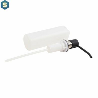 Дозатор миючого засобу Platinum Brushed SA001 Карбон, Чорний/золото