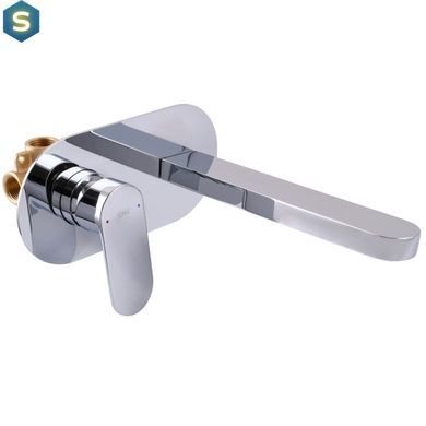 Змішувач для умивальника Topaz Barts TB-07225-H36 вбудований у стіну, cartridge D35, Хром