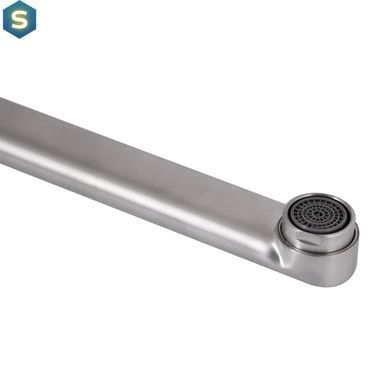 Смеситель для ванны Lidz Luna 005 (c душевым гарнитуром) (k35) LDLUN005NKS46093 Nickel, Нержавеющая сталь