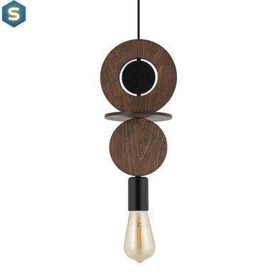 Підвісний світильник Nowodvorski 11175 Drops Wood C E27 1x25W IP20 Br