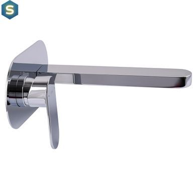 Змішувач для умивальника Topaz Barts TB-07225-H36 вбудований у стіну, cartridge D35, Хром