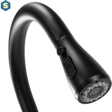 Змішувач для кухні Rea Mild black REA-B4800, Черный матовый