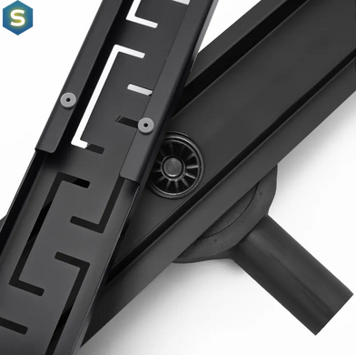 Трап для душу Rea Greek 80 PRO black REA-G8025