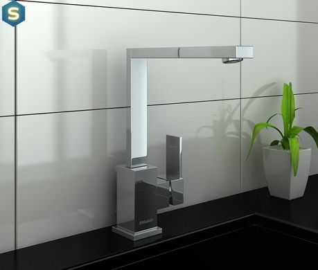 Змішувач для умивальника Kohlman Excelent chrome QB150H, Хром