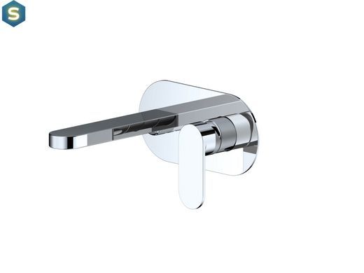 Змішувач для умивальника Topaz Barts TB-07225-H36 вбудований у стіну, cartridge D35, Хром