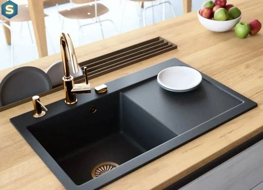 Дозатор миючого засобу Rea brushed light copper BAT-05006, Золотий