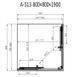 Душевая кабина Dusel A-513 80x80x190 прозрачное, прозрачный, хром, 80x80