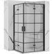 Душова кабіна Rea Molier 2 100x100 black REA-K6963 + REA-K6963, Черный матовый, Універсальна, прозорий, чорний матовий