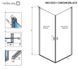 Душевая кабина Radaway Nes Black KDD I 90x80x200 10021090-54-01L + 10021080-54-01R