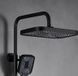 Душова система Dusel Bronx Thermostatic Black (233307000), Черный матовый