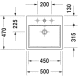 Умивальник Duravit Vero 50x47 2352500000, Білий