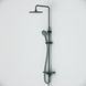 Душова система ShowerSpot без змішувача Am.Pm Like black F0780222, Черный матовый