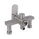 Смеситель для ванны Lidz Luna 005 (c душевым гарнитуром) (k35) LDLUN005NKS46093 Nickel, Нержавеющая сталь