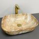 Умывальник VBI Ravenna brown onyx glossy накладний VBI-011223, Цемент матовий