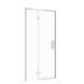 Дверь душевой кабины Cersanit Larga 100x195 L распашная профиль хром S932-121, Левая, хром