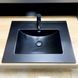 Умывальник VBI Ferrara 60 black matt врізний VBI-018042, Черный матовый