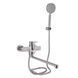 Смеситель для ванны Lidz Luna 005 (c душевым гарнитуром) (k35) LDLUN005NKS46093 Nickel, Нержавеющая сталь