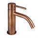 Смеситель для раковины Paffoni Light без донного клапана brushed copper LIG071RMSP, Бронза