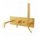 Смеситель для ванны Paffoni Light honey gold brushed LIG001HGSP, Золотой