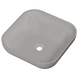 Раковина глянцевая накладная Amidicon Atlant 45 450x450 из литого камня ATLANT_45_HL, Белый