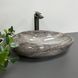 Умивальник (раковина) VBI VICENZA DARK STONE GLOSSY накладний, Каппучино