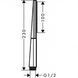 Ручной душ Hansgrohe Rainfinity 1jet Brushed bronze 26866140
