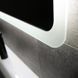 Зеркало Dusel DE-M3011 75x100 см Сенсорное включение+подогрев+часы/темп, Белый
