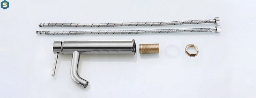 Смеситель для умывальника Rea Lungo chrome хром высокий REA-B4104, Хром