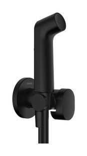 Набор гигиенического душа (запорный вентиль) Hansgrohe S EcoSmart+ на холодную воду Matt Black 29230670