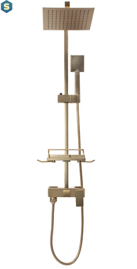 Душова система Rea Jack Brushed Gold з виливом REA-P7050, Золотий